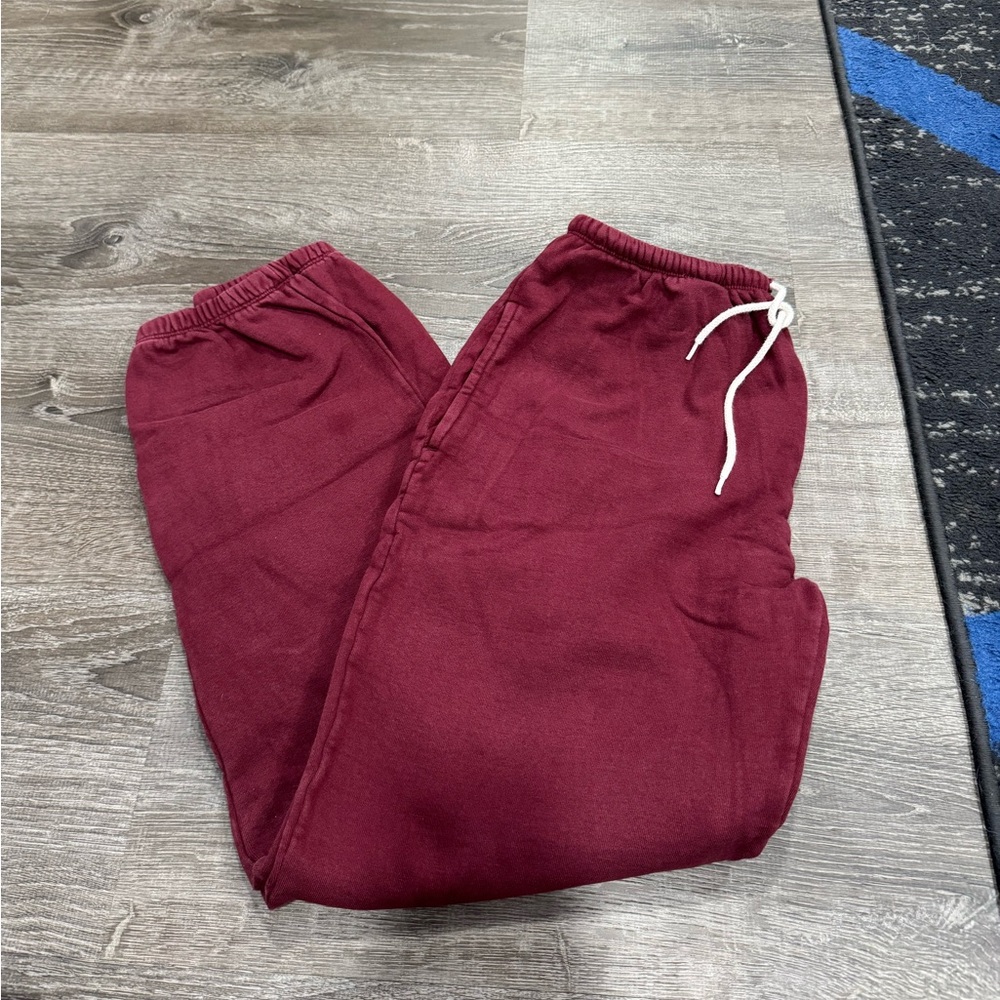 John Galt Burgundy Rosa Sweatpants